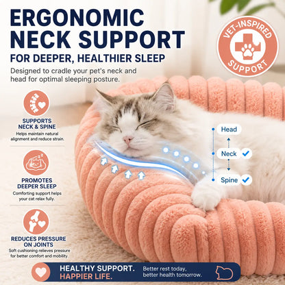 Premium Fluffy Fleece Pet Sofa Bed with Four Styles, Soft and Cozy Design, Thick Mat, Removable and Washable Cover, Ideal for Indoor Cats and Outdoor Use