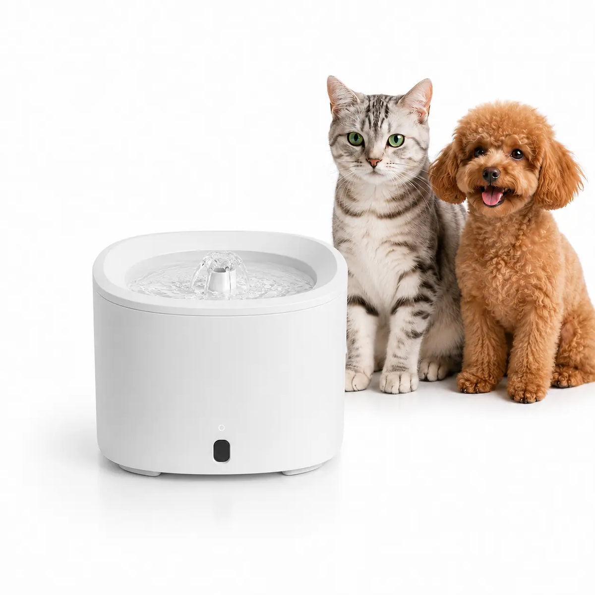 3L Ultra-Quiet Anti-Dry Burn Pet Water Fountain - USB Rechargeable Motion Sensor Dispenser with Continuous Flow for Enhanced Hydration and Reduced Bacterial Growth, Featuring Interactive Duck-Shaped Slow Feeder for Cats and Dogs