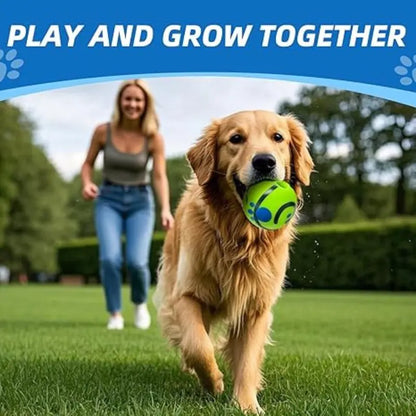 Interactive Silicone Dog Treat Dispenser Ball - Durable Chew Toy for Training and Play, Ideal for Indoor and Outdoor Use