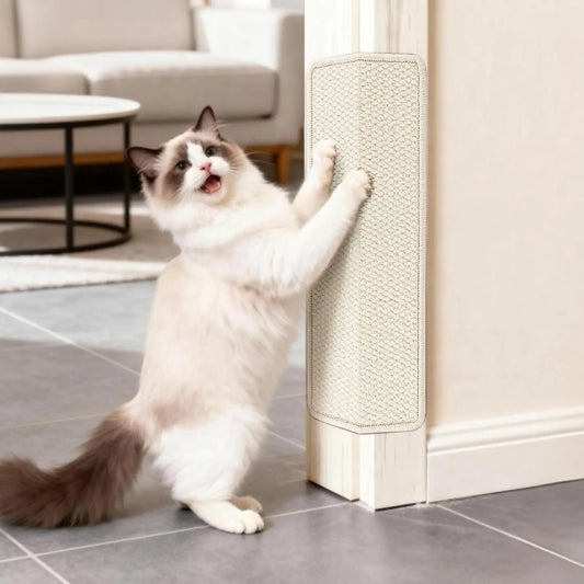 Door Protector for Cat Scratching - Eco-Friendly Wall Corner Scratcher Mat for Door Frames, Furniture, and Couch Sides - Durable Indoor Cat Scratch Pad