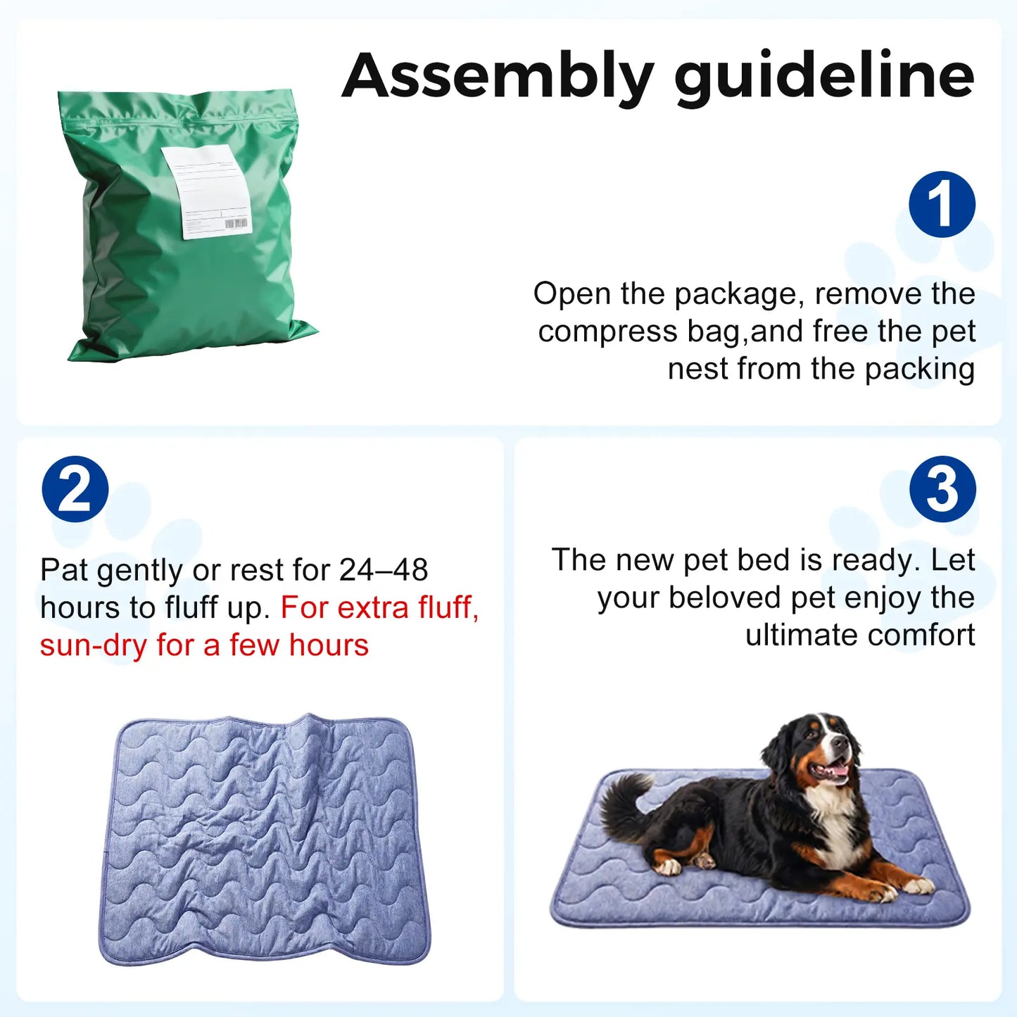 Cooling Mat for Dogs – Q-MAX>0.45 Washable Non-Slip Pet Cooling Pad for Large Dogs, No Gel or Electricity Required, Ideal for Summer Use