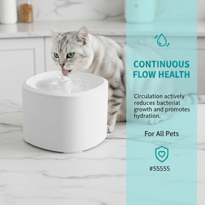 3L Ultra-Quiet Anti-Dry Burn Pet Water Fountain - USB Rechargeable Motion Sensor Dispenser with Continuous Flow for Enhanced Hydration and Reduced Bacterial Growth, Featuring Interactive Duck-Shaped Slow Feeder for Cats and Dogs