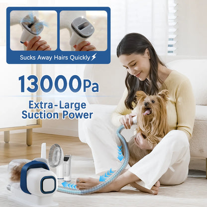 LMVVC Professional Pet Grooming Kit with Vacuum for Dogs and Cats