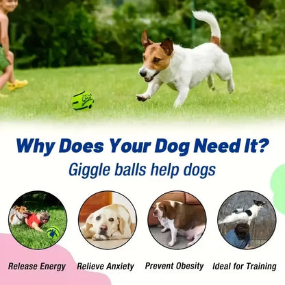 Interactive Silicone Dog Treat Dispenser Ball - Durable Chew Toy for Training and Play, Ideal for Indoor and Outdoor Use
