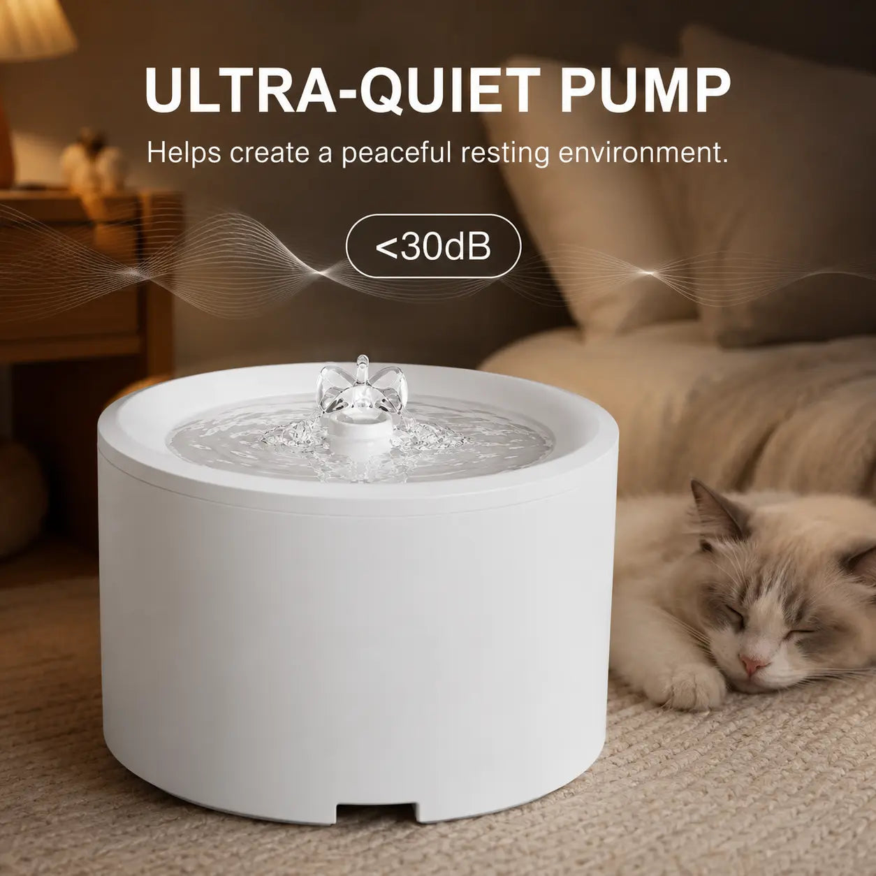 3L Ultra-Quiet Anti-Dry Burn Pet Water Fountain - USB Rechargeable Motion Sensor Dispenser with Continuous Flow for Enhanced Hydration and Reduced Bacterial Growth, Featuring Interactive Duck-Shaped Slow Feeder for Cats and Dogs